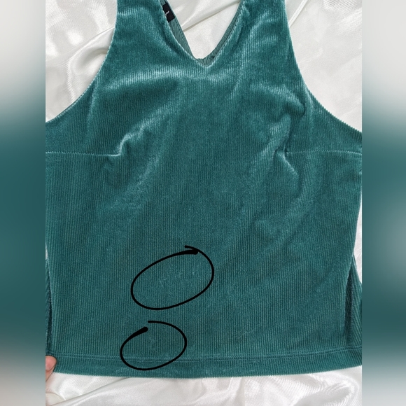 Urban Outfitters Women's US Large SeaGreen Soft Ribbed Pull Over Halter Crop Top - Picture 5 of 13